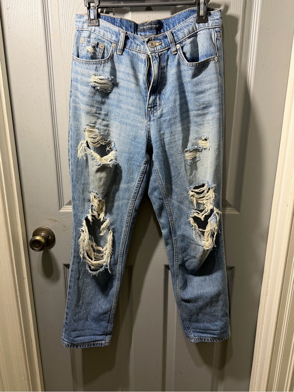 Light Blue Distressed women’s Jeans by Abercrombie & Fitch